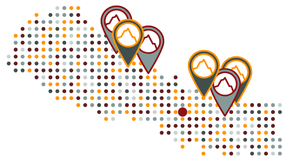 Home map trek regions